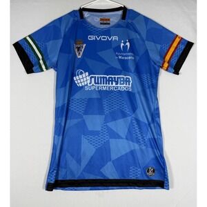 NWT Union Deportiva Maracena Jersey Small Blue Soccer Givova GIVDRY 2.0 Spain
